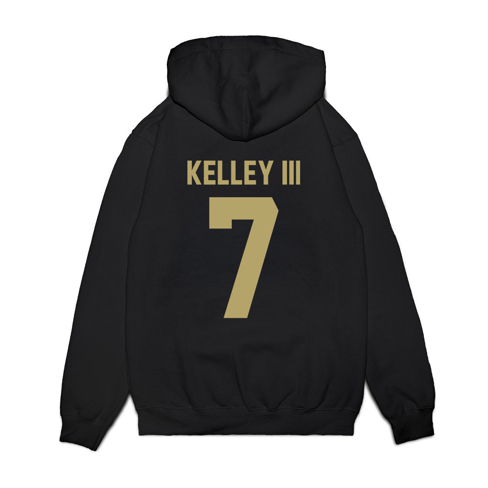 Georgia Tech - NCAA Men's Basketball : Chas Kelley III - Vintage Premium Hooded Sweatshirt-1