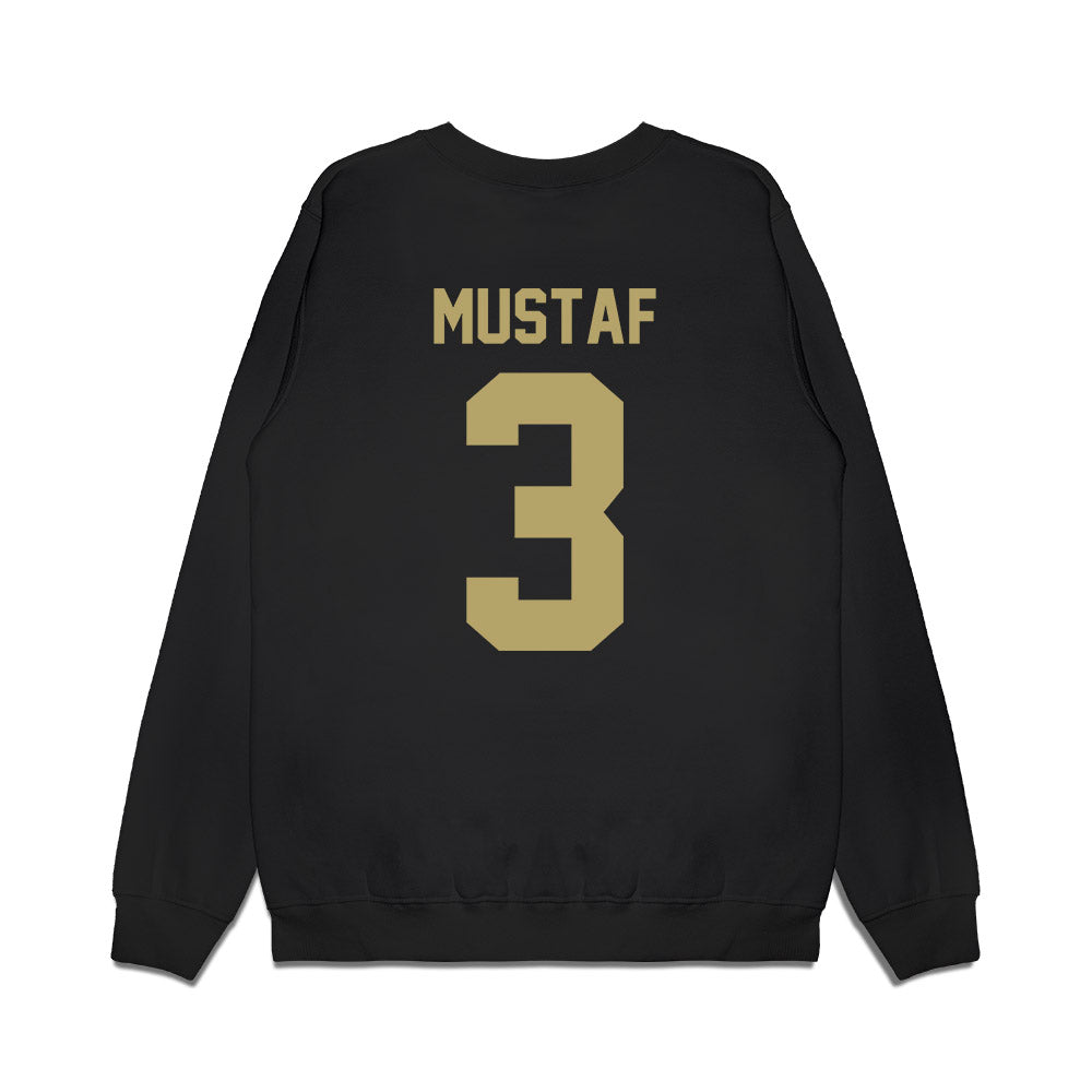 Georgia Tech - NCAA Men's Basketball : Jaeden Mustaf - Vintage Premium Crewneck Sweatshirt-1