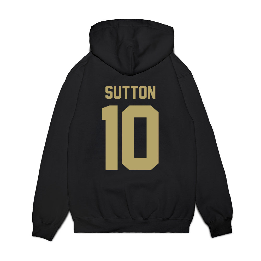 Georgia Tech - NCAA Men's Basketball : Darrions Sutton - Vintage Premium Hooded Sweatshirt-1