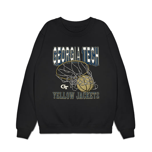 Georgia Tech - NCAA Women's Basketball : Erica Moon - Vintage Premium Crewneck Sweatshirt-0