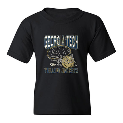 Georgia Tech - NCAA Men's Basketball : Marcos San Miguel - Vintage Youth T-Shirt-0