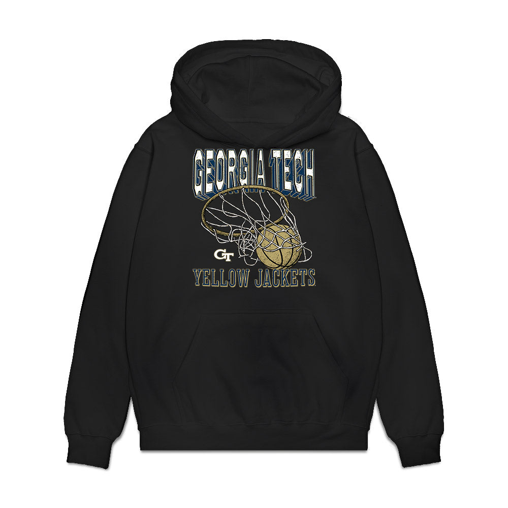Georgia Tech - NCAA Women's Basketball : Jada Crawshaw - Vintage Premium Hooded Sweatshirt-0