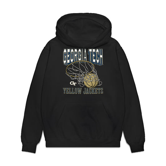 Georgia Tech - NCAA Men's Basketball : Eric Chatfield Jr - Vintage Premium Hooded Sweatshirt-0