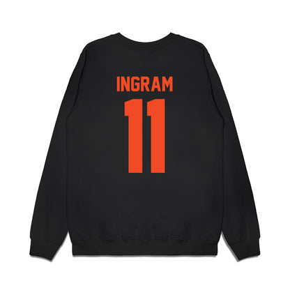 Florida - NCAA Men's Basketball : CJ Ingram - Vintage Basketball Premium Crewneck Sweatshirt-1