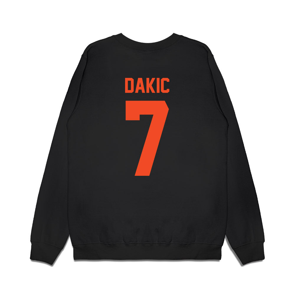 Florida - NCAA Women's Basketball : Emilija Dakic - Vintage Basketball Premium Crewneck Sweatshirt-1