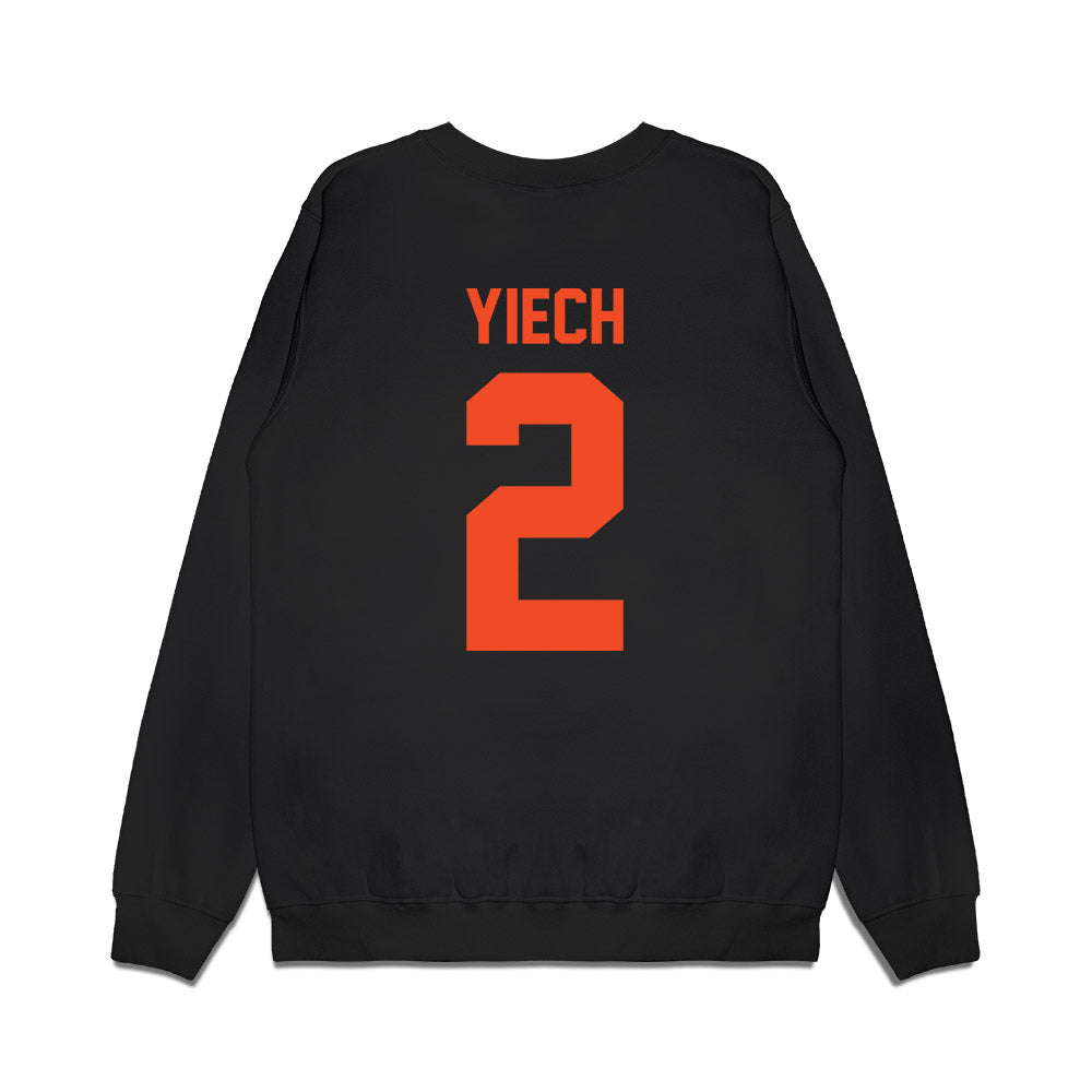 Florida - NCAA Women's Basketball : Nyadieng Yiech - Vintage Basketball Premium Crewneck Sweatshirt-1