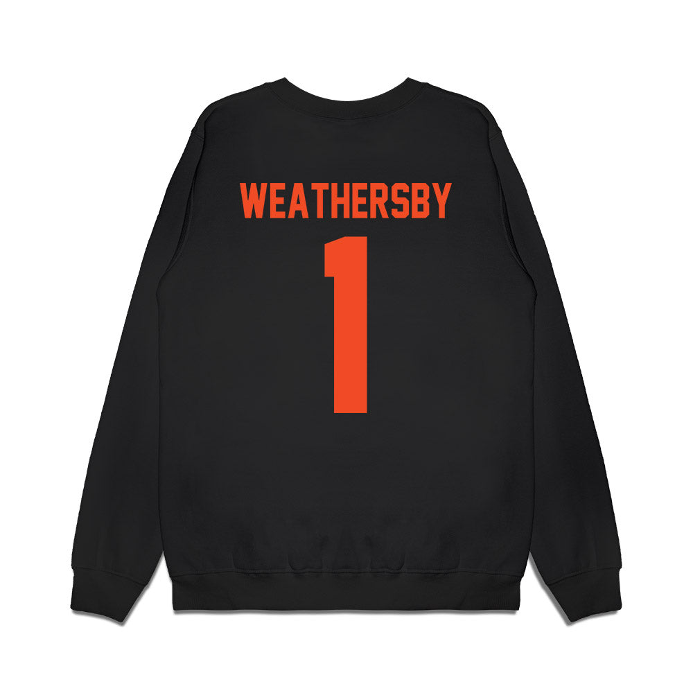 Florida - NCAA Women's Basketball : Jade Weathersby - Vintage Basketball Premium Crewneck Sweatshirt-1