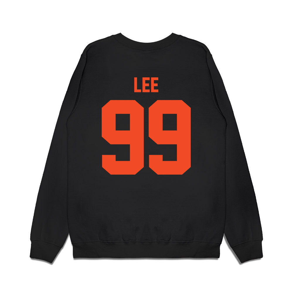 Florida - NCAA Men's Basketball : Xaivian Lee - Vintage Basketball Premium Crewneck Sweatshirt-1