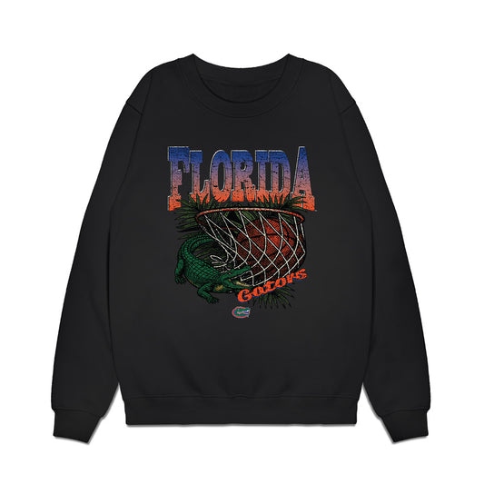 Florida - NCAA Men's Basketball : Olivier Rioux - Vintage Basketball Premium Crewneck Sweatshirt-0