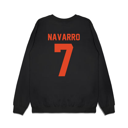 Oregon State - NCAA Women's Basketball : Lucia Navarro - Beavers Shersey Premium Crewneck Sweatshirt-1