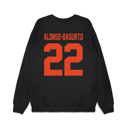 Oregon State - NCAA Women's Basketball : Lara Alonso-Basurto - Beavers Shersey Premium Crewneck Sweatshirt-1