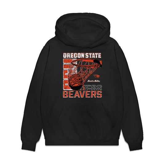 Oregon State - NCAA Women's Basketball : Nene Sow - Beavers Shersey Premium Hooded Sweatshirt-0