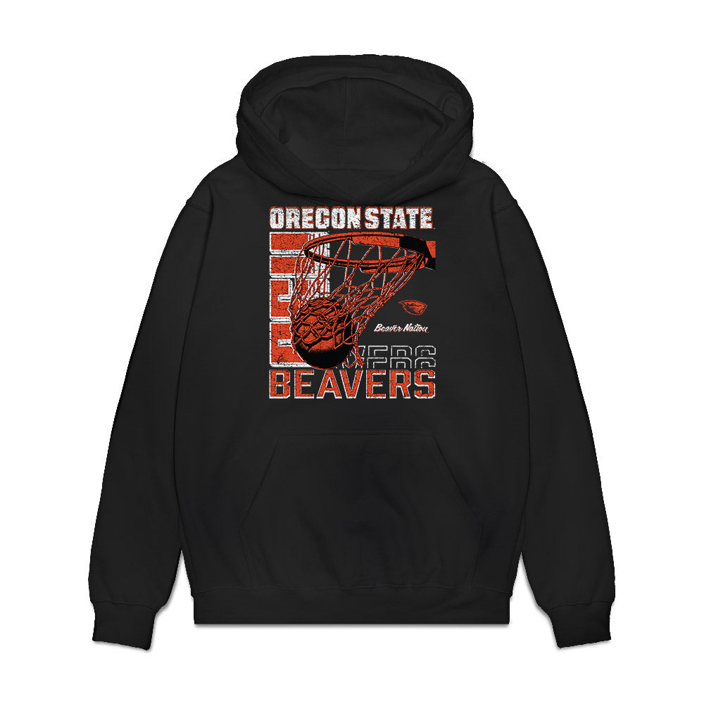 Oregon State - NCAA Women's Basketball : Lizzy Williamson - Beavers Shersey Premium Hooded Sweatshirt-0