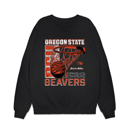 Oregon State - NCAA Men's Basketball : Desmond White - Beavers Shersey Premium Crewneck Sweatshirt-0