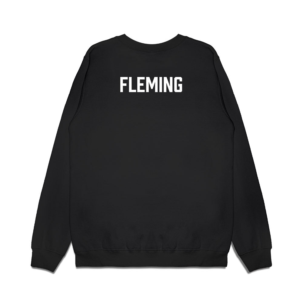 TCU - NCAA Men's Basketball : Samuel Fleming - Vintage Basketball Premium Crewneck Sweatshirt-1