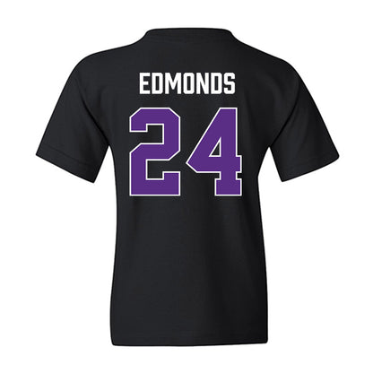 TCU - NCAA Men's Basketball : Xavier Edmonds - Vintage Basketball Youth T-Shirt-1