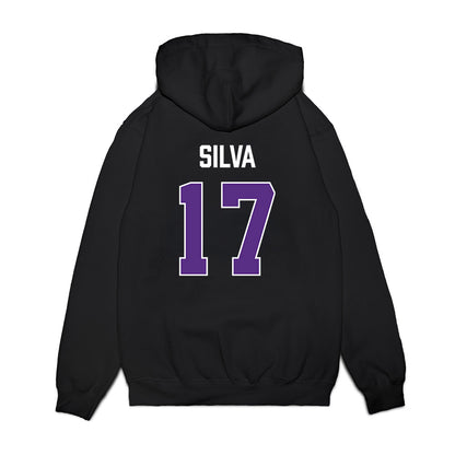 TCU - NCAA Women's Basketball : Clara Silva - Vintage Basketball Premium Hooded Sweatshirt-1