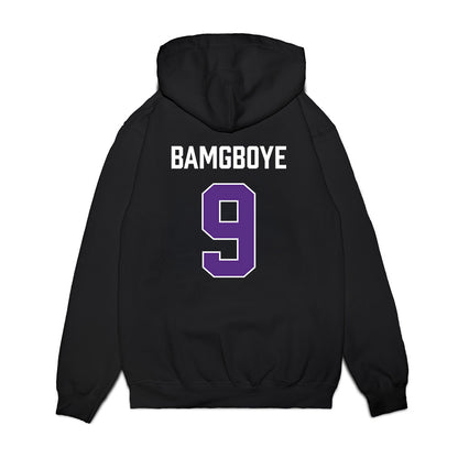 TCU - NCAA Men's Basketball : Luke Bamgboye - Vintage Basketball Premium Hooded Sweatshirt-1