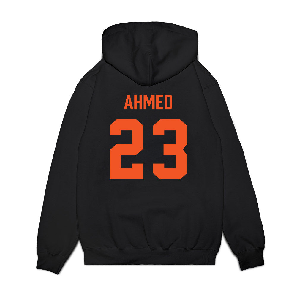 Oklahoma State - NCAA Men's Basketball : Benjamin Ahmed - Vintage Basketball Premium Hooded Sweatshirt-1