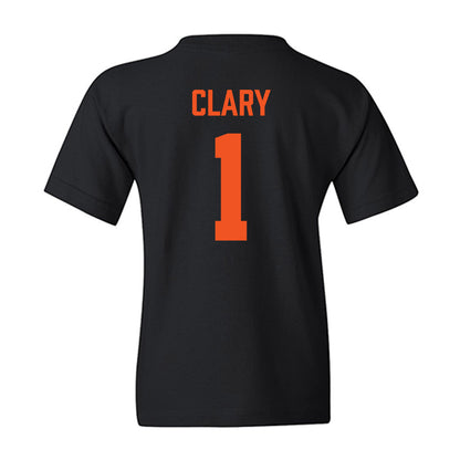 Oklahoma State - NCAA Men's Basketball : Kanye Clary - Vintage Basketball Youth T-Shirt-1
