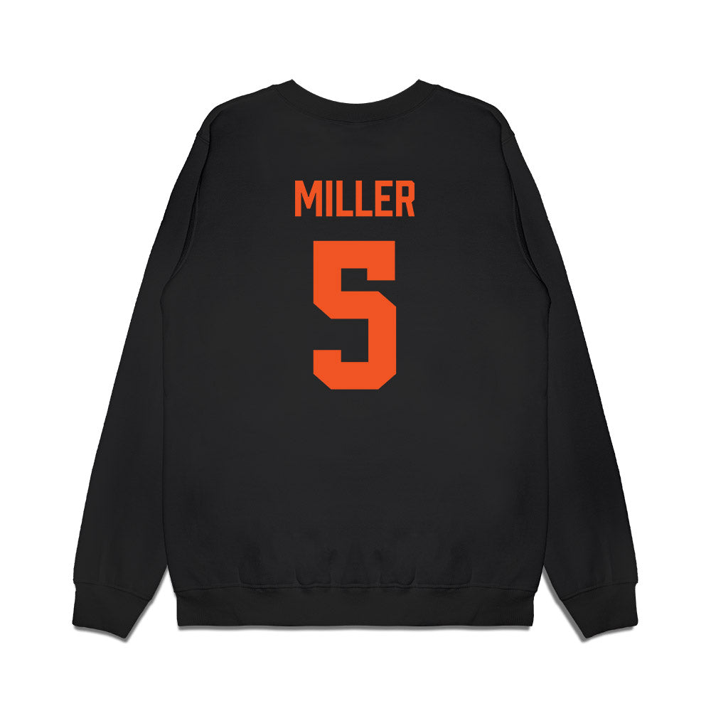 Oklahoma State - NCAA Men's Basketball : Vyctorius Miller - Vintage Basketball Premium Crewneck Sweatshirt-1