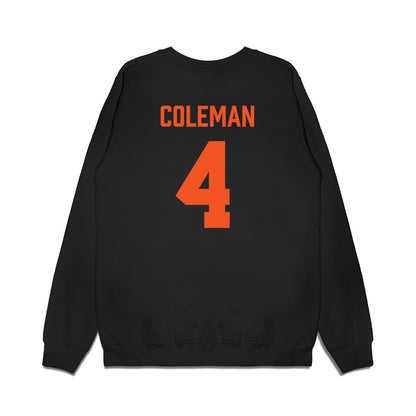 Oklahoma State - NCAA Men's Basketball : Christian Coleman - Vintage Basketball Premium Crewneck Sweatshirt-1