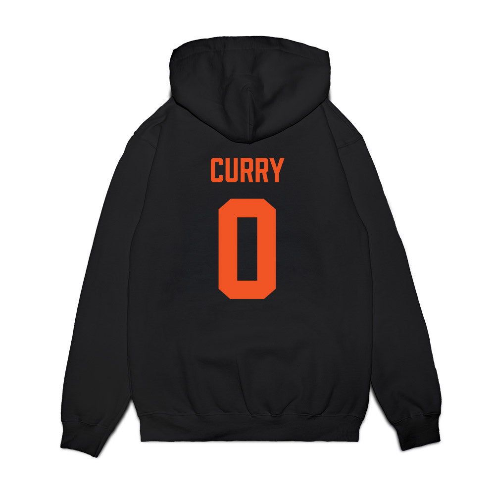 Oklahoma State - NCAA Men's Basketball : Jaylen Curry - Vintage Basketball Premium Hooded Sweatshirt-1