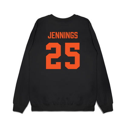 Oklahoma State - NCAA Men's Basketball : Robert Jennings - Vintage Basketball Premium Crewneck Sweatshirt-1