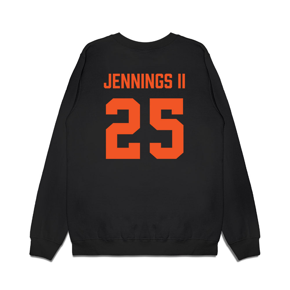 Oklahoma State - NCAA Men's Basketball : Robert Jennings II - Vintage Basketball Premium Crewneck Sweatshirt-1