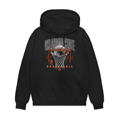 Oklahoma State - NCAA Men's Basketball : Ryan Crotty - Vintage Basketball Premium Hooded Sweatshirt-0