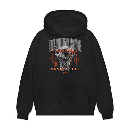 Oklahoma State - NCAA Men's Basketball : Jaylen Curry - Vintage Basketball Premium Hooded Sweatshirt-0