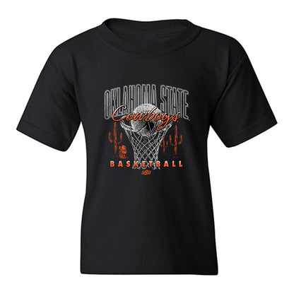 Oklahoma State - NCAA Men's Basketball : Mekhi Ragland - Vintage Basketball Youth T-Shirt-0