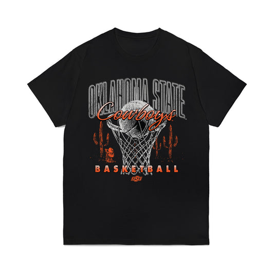 Oklahoma State - NCAA Men's Basketball : Vyctorius Miller - Vintage Basketball Comfort Colors T-Shirt-0