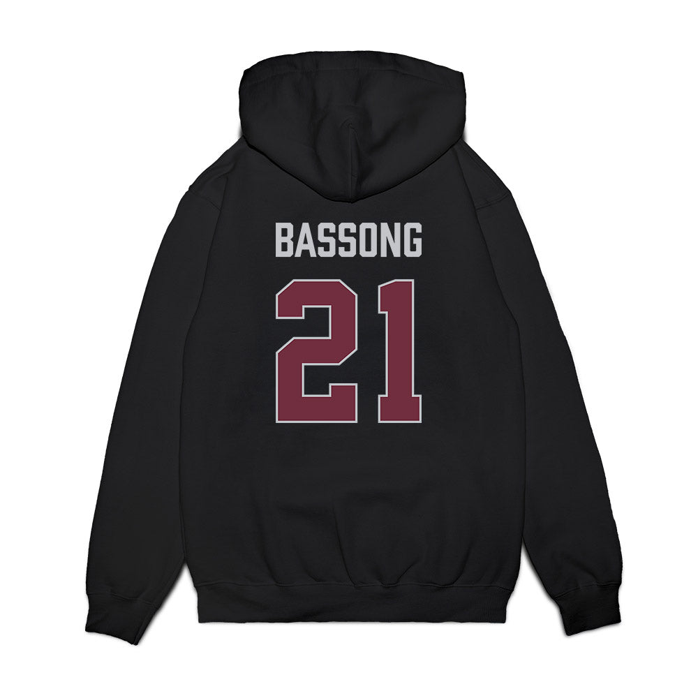 Mississippi State - NCAA Men's Basketball : Thomas Bassong - Vintage Basketball Premium Hooded Sweatshirt-1
