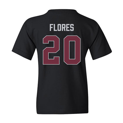 Mississippi State - NCAA Women's Basketball : Andrea Flores - Vintage Basketball Youth T-Shirt-1