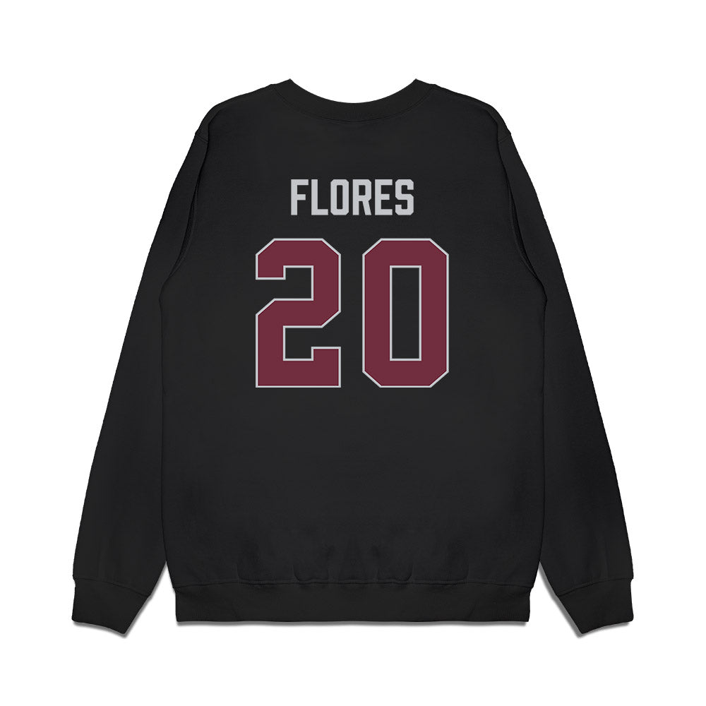 Mississippi State - NCAA Women's Basketball : Andrea Flores - Vintage Basketball Premium Crewneck Sweatshirt-1