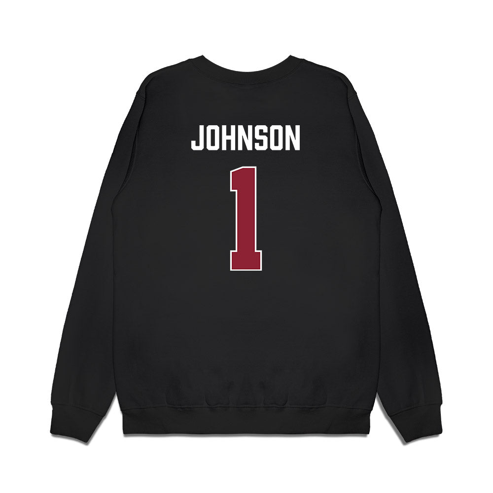 South Carolina - NCAA Women's Basketball : Carol Johnson - Gamecocks Shersey Premium Crewneck Sweatshirt-1