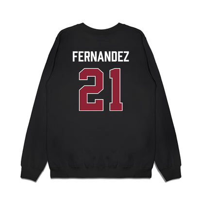 South Carolina - NCAA Men's Basketball : Juan Fernandez - Gamecocks Shersey Premium Crewneck Sweatshirt-1