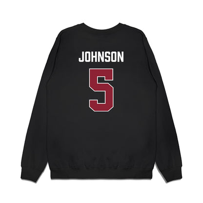 South Carolina - NCAA Women's Basketball : Tessa Johnson - Gamecocks Shersey Premium Crewneck Sweatshirt-1