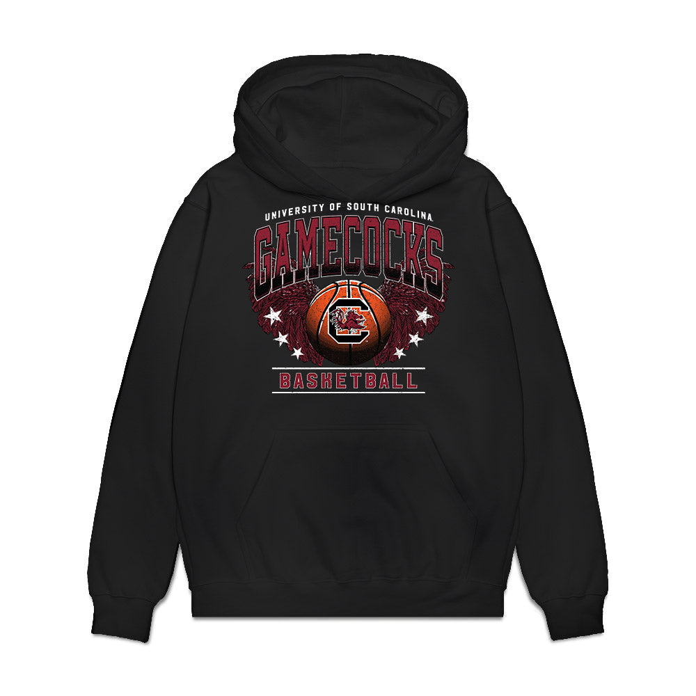 South Carolina - NCAA Women's Basketball : Agot Makeer - Gamecocks Shersey Premium Hooded Sweatshirt-0