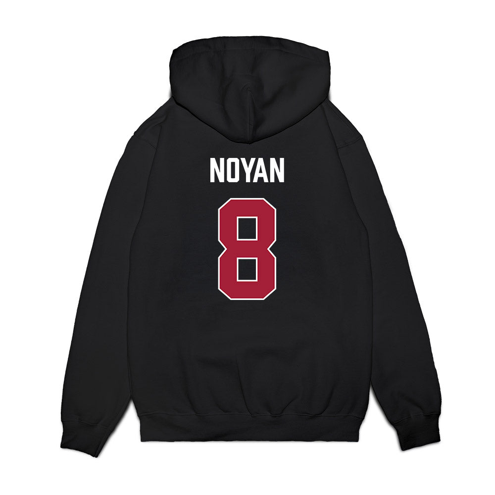 Indiana - NCAA Women's Basketball : Edessa Noyan - Vintage Basketball Premium Hooded Sweatshirt-1