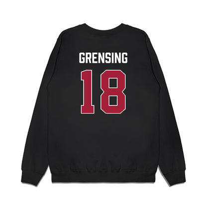 Indiana - NCAA Men's Basketball : Tryce Grensing - Vintage Basketball Premium Crewneck Sweatshirt-1