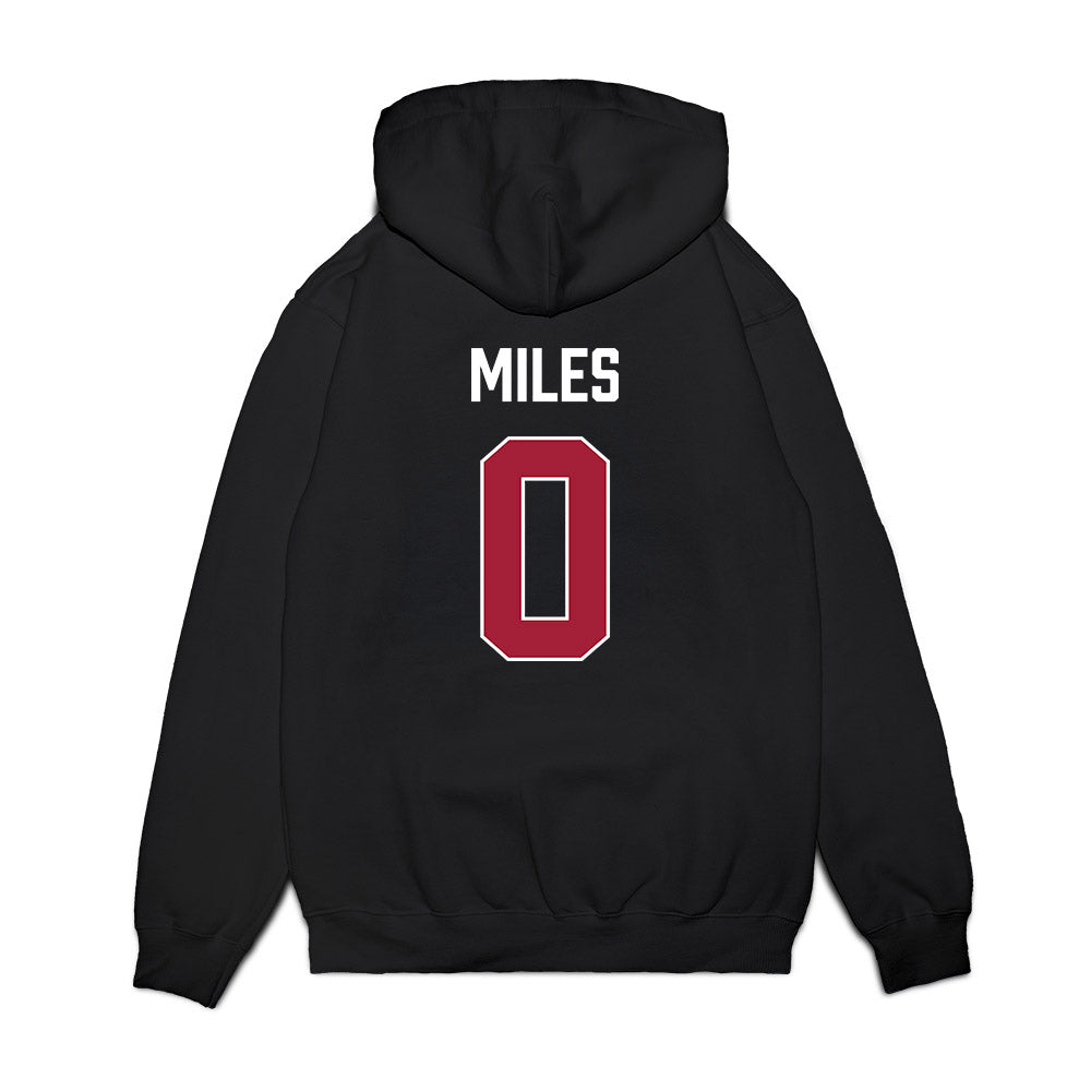 Indiana - NCAA Men's Basketball : Jasai Miles - Vintage Basketball Premium Hooded Sweatshirt-1
