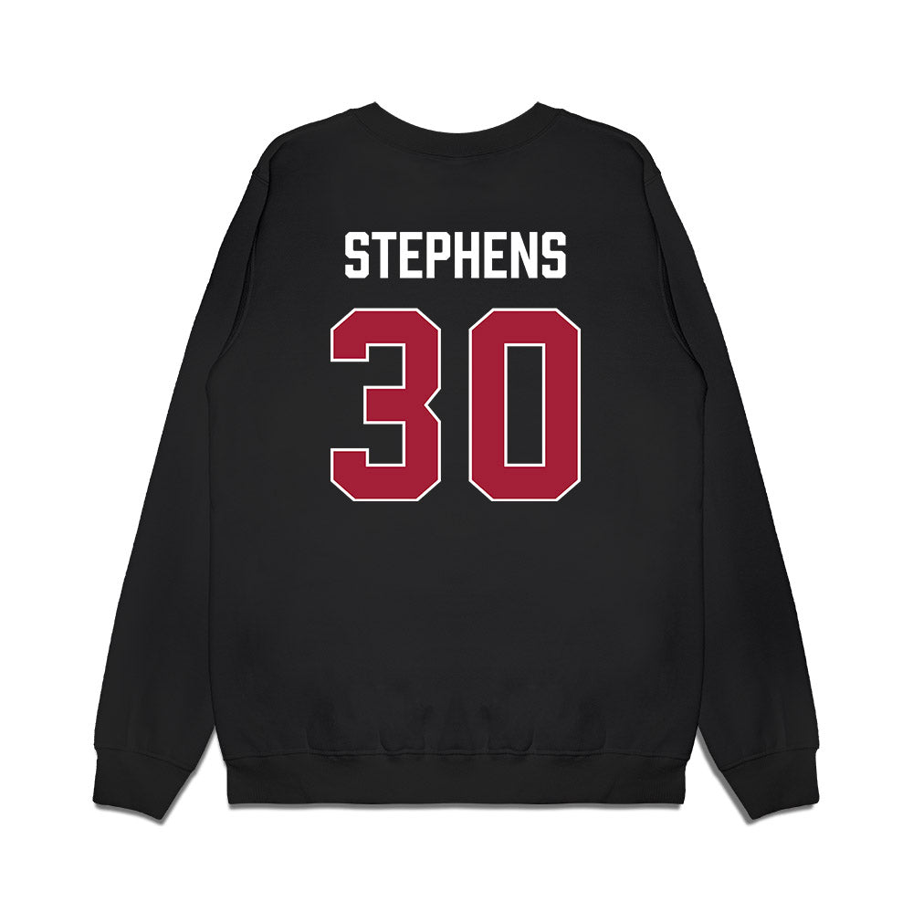 Indiana - NCAA Men's Basketball : Ian Stephens - Vintage Basketball Premium Crewneck Sweatshirt-1
