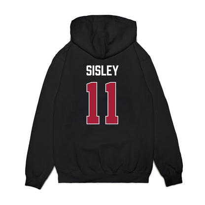 Indiana - NCAA Men's Basketball : Trent Sisley - Vintage Basketball Premium Hooded Sweatshirt-1