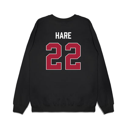 Indiana - NCAA Women's Basketball : Mackenzie Hare - Vintage Basketball Premium Crewneck Sweatshirt-1