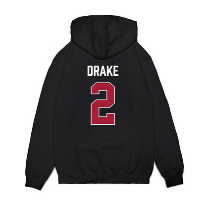 Indiana - NCAA Men's Basketball : Jason Drake - Vintage Basketball Premium Hooded Sweatshirt-1