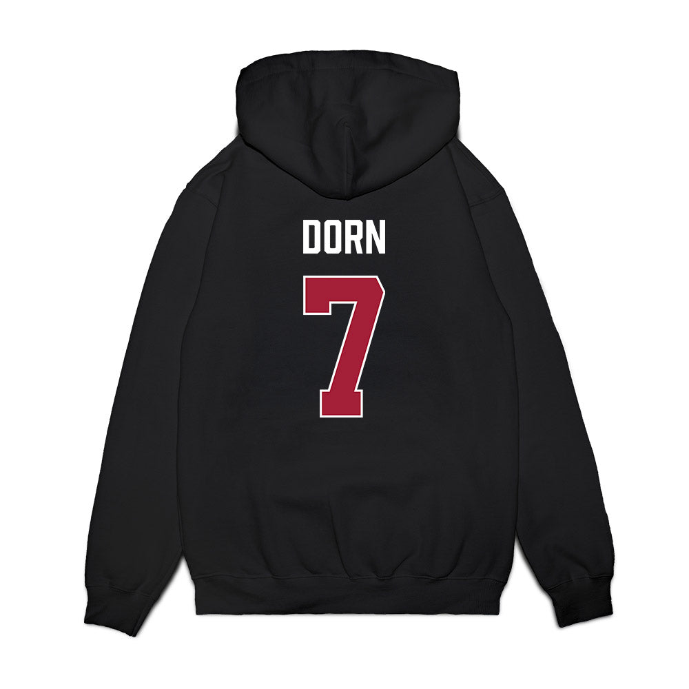 Indiana - NCAA Men's Basketball : Nicholas Dorn - Vintage Basketball Premium Hooded Sweatshirt-1