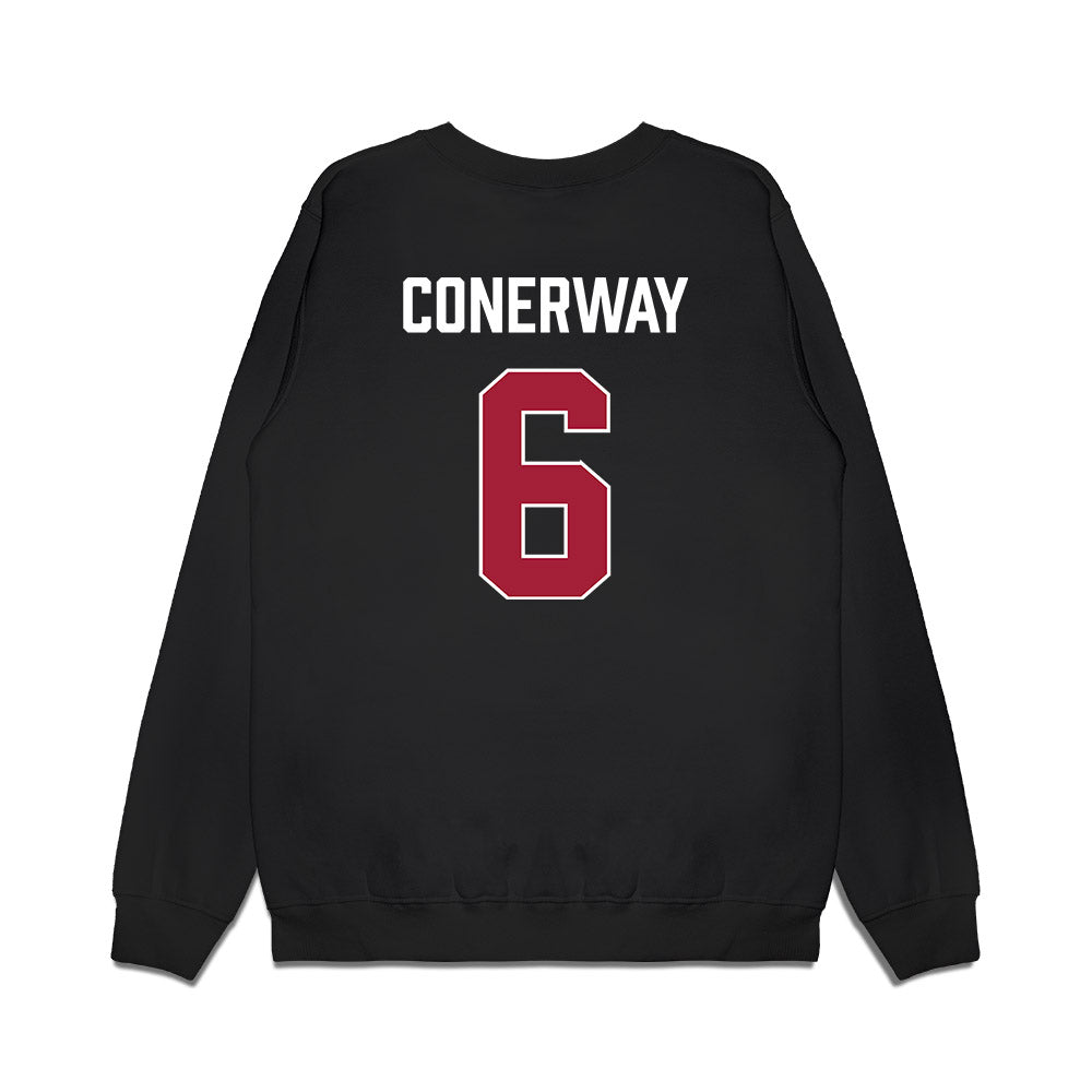Indiana - NCAA Men's Basketball : Tayton Conerway - Vintage Basketball Premium Crewneck Sweatshirt-1