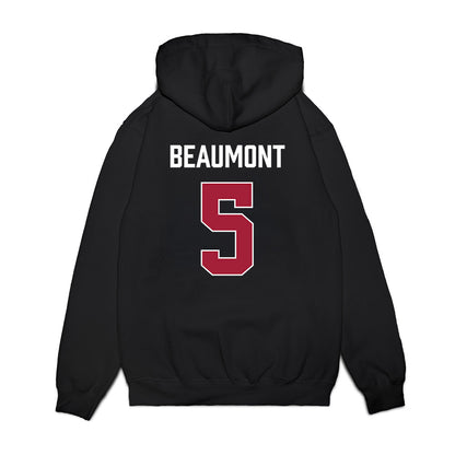 Indiana - NCAA Women's Basketball : Lenee Beaumont - Vintage Basketball Premium Hooded Sweatshirt-1